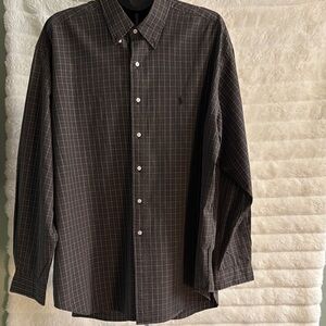 Men's Ralph Lauren Brown checker button up
